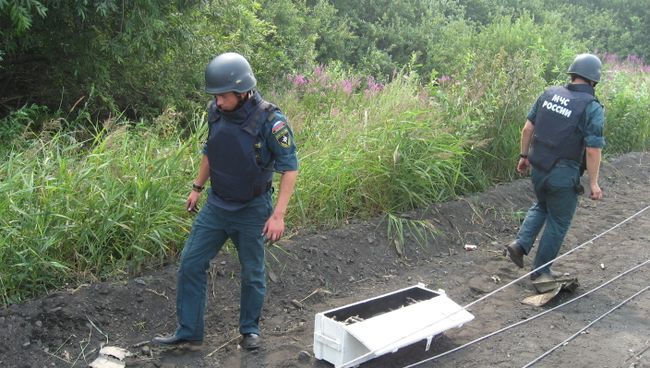 Место возгорания военного эшелона в Новосибирской области