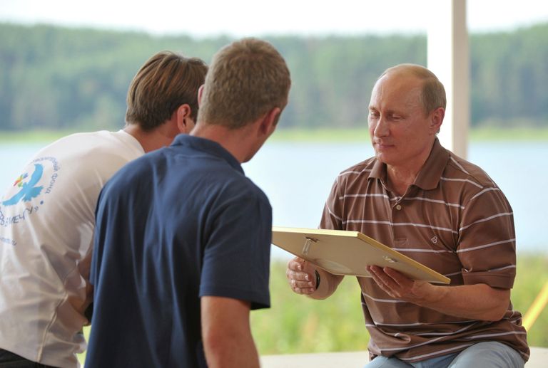 В.Путин на молодежном форуме Селигер-2012 В.Путин на молодежном форуме Селигер-2012
