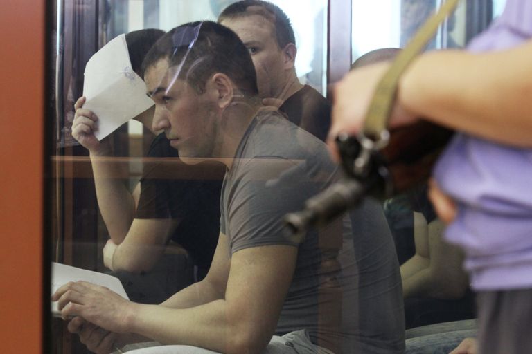 Заседание суда по делу о беспорядках в поселке Сагра