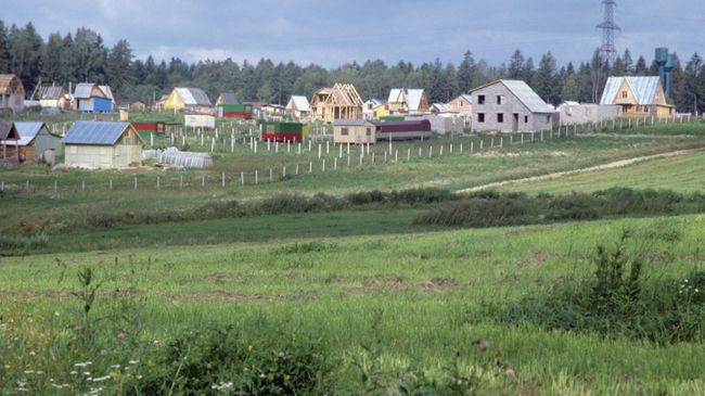Дачные участки. Архивное фото Дачные участки. Архивное фото