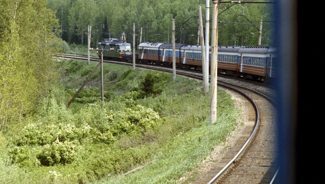 Движение поездов на Транссибе было приостановлено из-за схода вагонов Движение поездов на Транссибе было приостановлено из-за схода вагонов