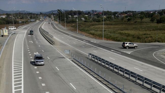 Первая скоростная магистраль сдана в эксплуатацию в Приморье. Архив