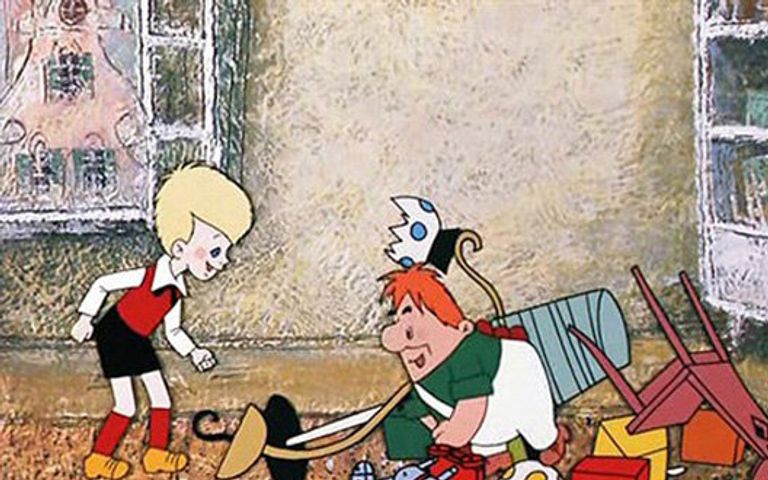 Кадр из мультфильма «Малыш и Карлсон» (1968) Кадр из мультфильма «Малыш и Карлсон» (1968)