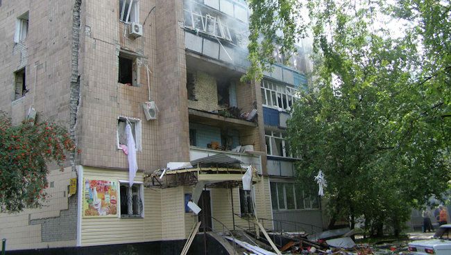Врыв газа в девятиэтажном доме в Харькове