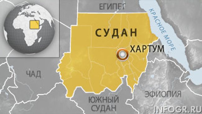 Карта Судана Карта Судана