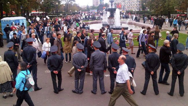 Акция Марш миллионов в Москве Акция Марш миллионов в Москве