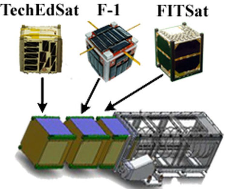 Микроспутники CubeSat и устройство для их запуска Микроспутники CubeSat и устройство для их запуска
