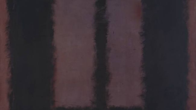 Холст Черное на коричневом (Black on Maroon) художника Марка Ротко Холст Черное на коричневом (Black on Maroon) художника Марка Ротко