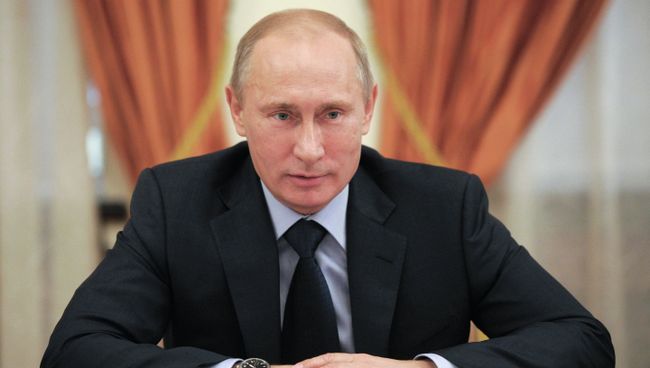 Президент РФ В.Путин. Архив