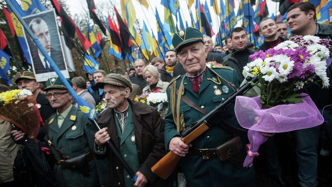 Марш по случаю 70-летия Украинской повстанческой армии. Архивное фото