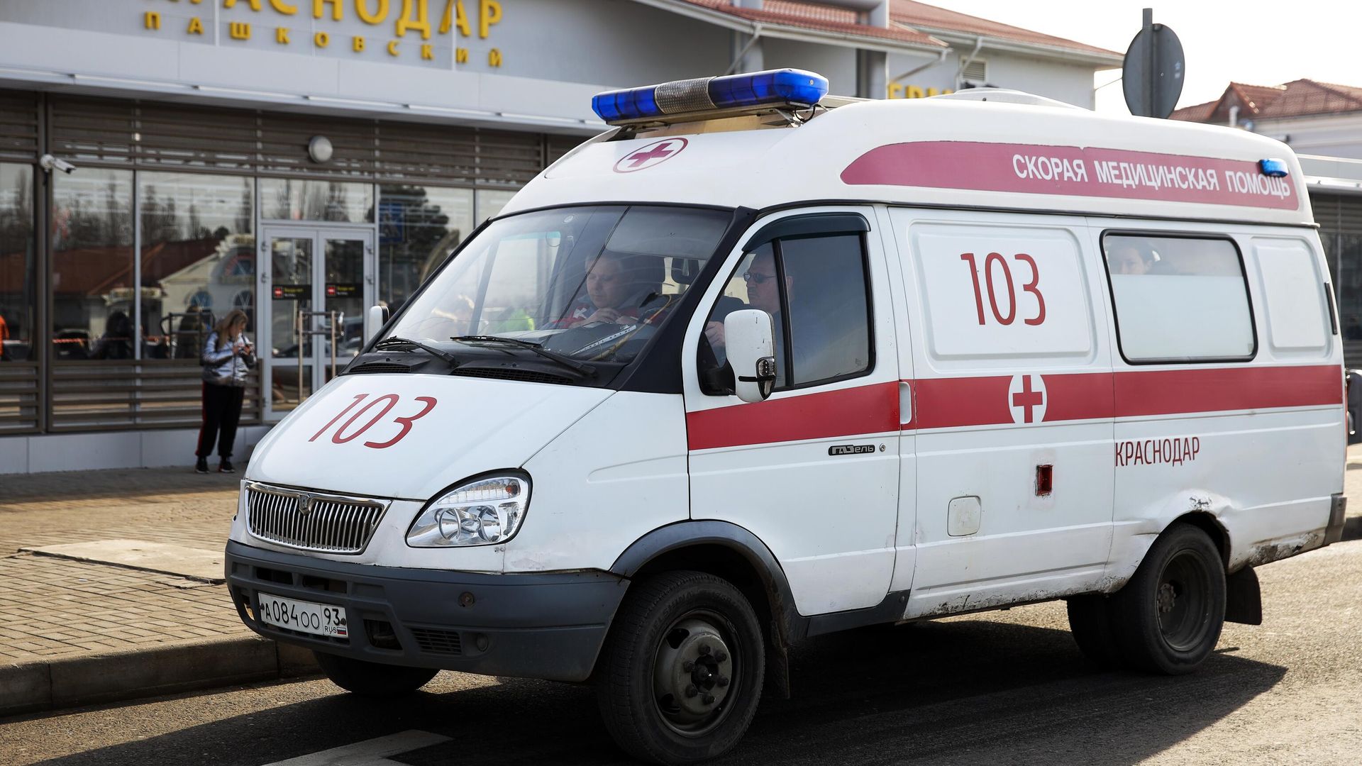 Автомобиль скорой медицинской помощи в Краснодарском крае Автомобиль скорой медицинской помощи в Краснодарском крае - РИА Новости, 1920, 28.06.2026