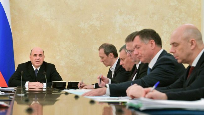  Председатель правительства РФ Михаил Мишустин проводит совещание с вице-премьерами РФ.