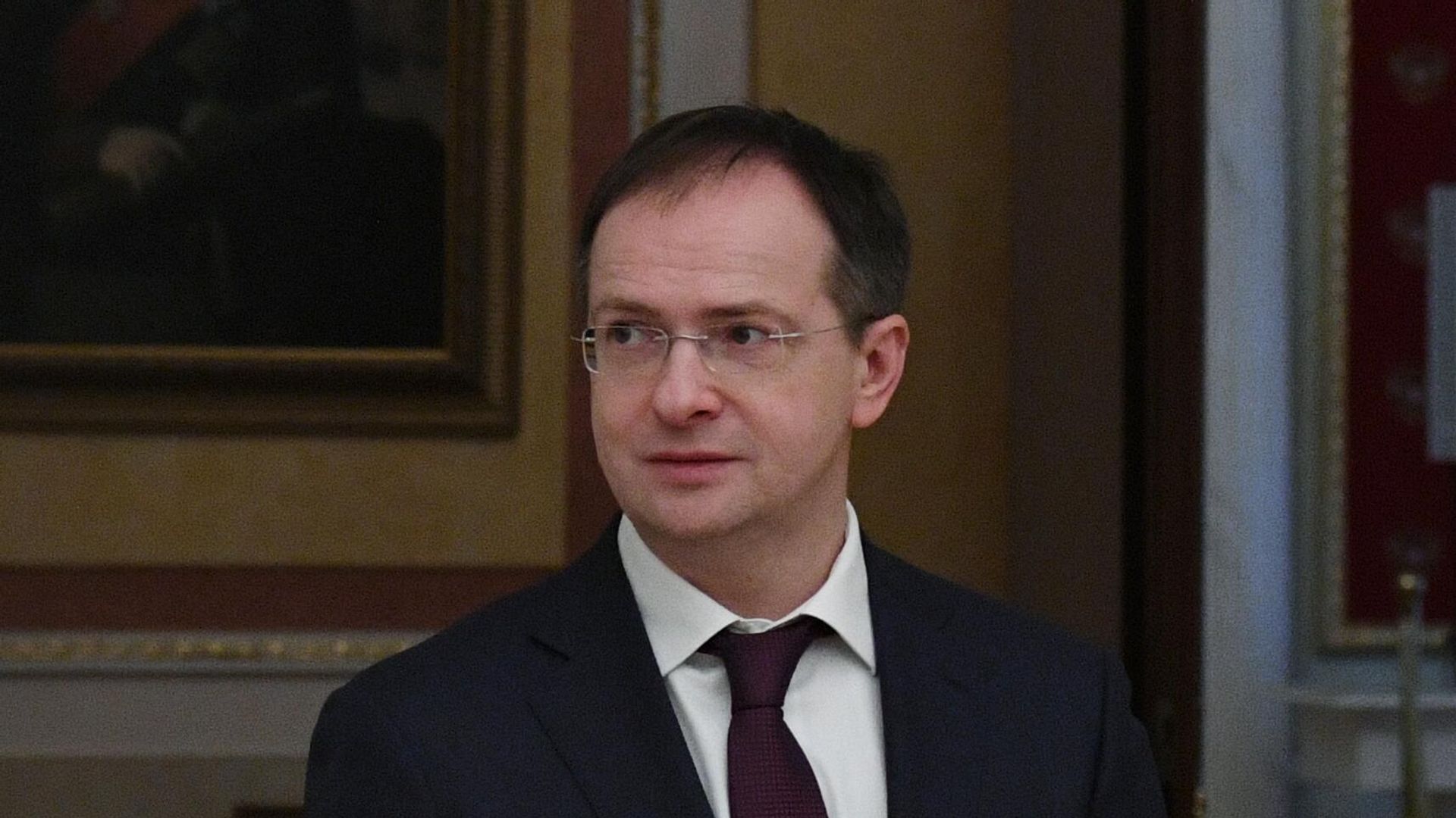 Бывший министр культуры РФ, помощник президента Владимир Мединский Бывший министр культуры РФ, помощник президента Владимир Мединский - РИА Новости, 1920, 20.11.2020
