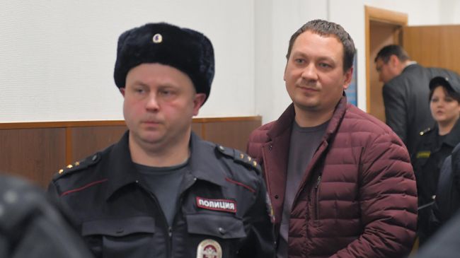 Бывший начальник УМВД по Западному округу Москвы Игорь Ляховец на заседании Басманного суда города Москвы Бывший начальник УМВД по Западному округу Москвы Игорь Ляховец на заседании Басманного суда города Москвы