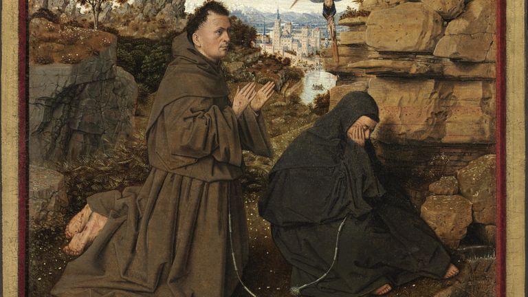 Ян ван Эйк Святой Франциск Ассизский получает стигматы, 1440 г. Ян ван Эйк Святой Франциск Ассизский получает стигматы, 1440 г.