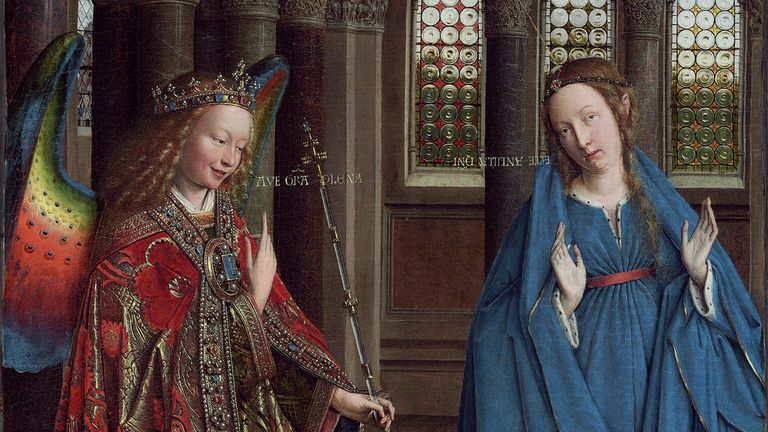 Ян ван Эйк Благовещение, 1434-1436 гг. Ян ван Эйк Благовещение, 1434-1436 гг.