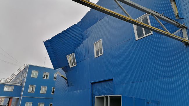 Место происшествия на заводе резиновых изделий в Мценске Орловской области