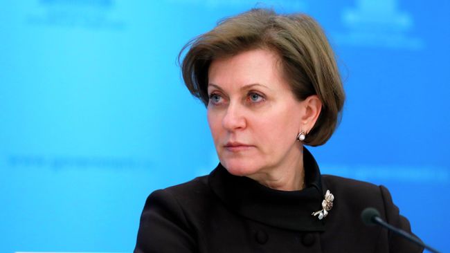 Руководитель Роспотребнадзора Анна Попова Руководитель Роспотребнадзора Анна Попова