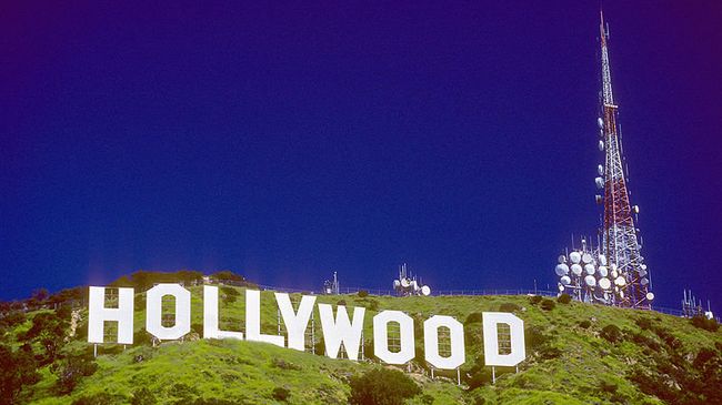 Надпись Hollywood, 2007 Надпись Hollywood, 2007