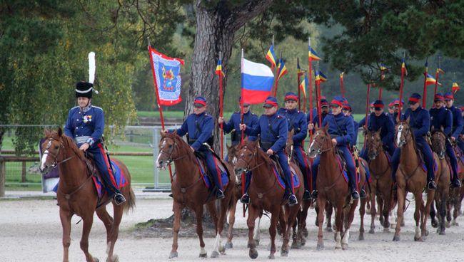 Донские казаки - участники похода Москва - Париж