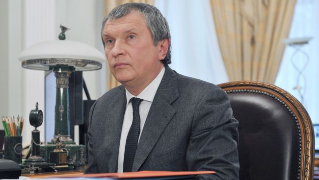 Президент ОАО НК Роснефть Игорь Сечин