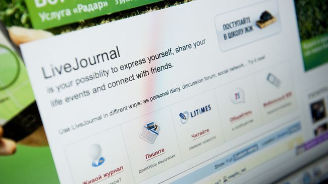Сайт LiveJournal.com
