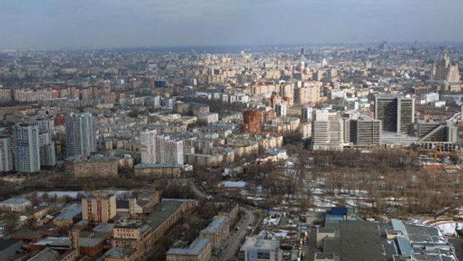 Панорама Москвы. Архивное фото Панорама Москвы. Архивное фото