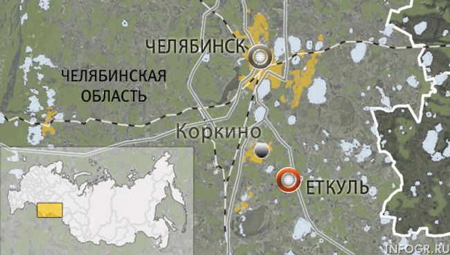 Карта Челябинской области Карта Челябинской области