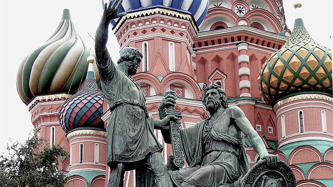 Памятник Минину и Пожарскому на Красной площади в Москве Памятник Минину и Пожарскому на Красной площади в Москве - РИА Новости, 1920, 03.11.2012