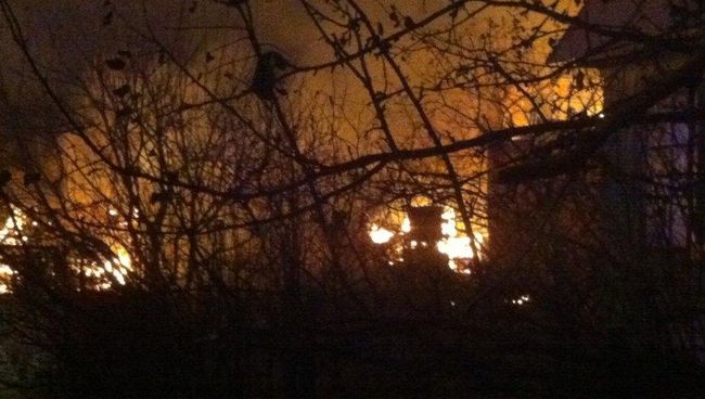Пожар на газопроводе в Подмосковье