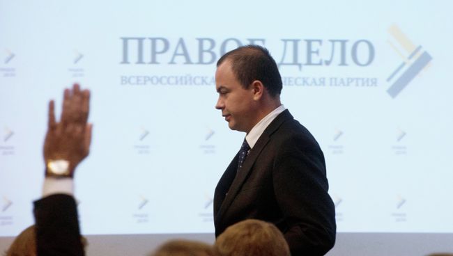 Председатель партии Правое дело Андрей Дунаев. Архив Председатель партии Правое дело Андрей Дунаев. Архив