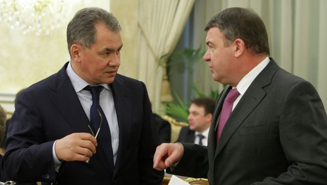 Сергей Шойгу и Анатолий Сердюков Сергей Шойгу и Анатолий Сердюков