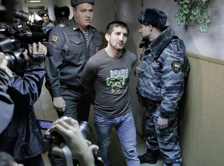 Самбист Расул Мирзаев в Замоскворецком суде Москвы Самбист Расул Мирзаев в Замоскворецком суде Москвы