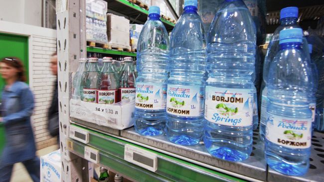 Россия сократила ввоз грузинской минералки
