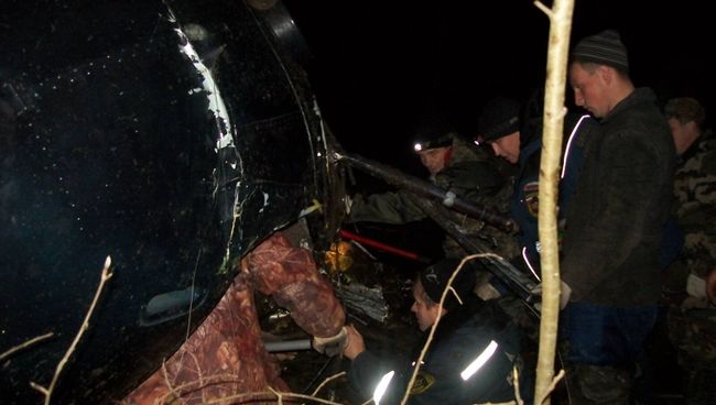 Место падения Ми-2 Место падения Ми-2