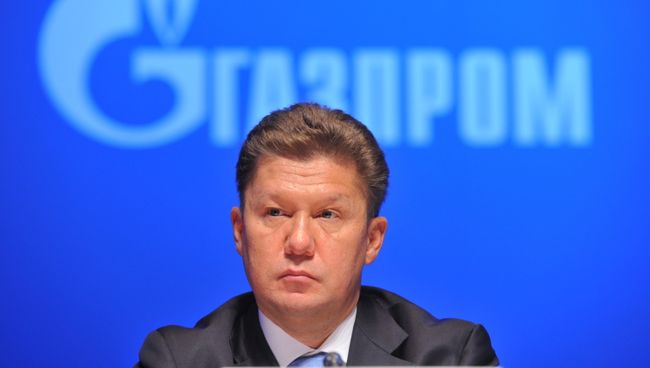 Председатель правления ОАО Газпром Алексей Миллер. Архив Председатель правления ОАО Газпром Алексей Миллер. Архив