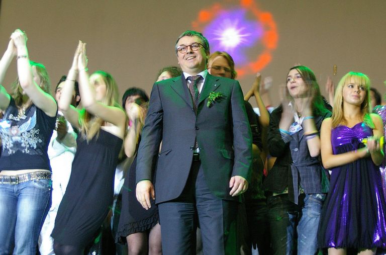 Ректор ВШЭ Ярослав Кузьминов на вручении премии «Чугунное яйцо» Ректор ВШЭ Ярослав Кузьминов на вручении премии «Чугунное яйцо»