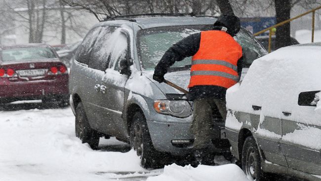 Сильный снегопад в Москве