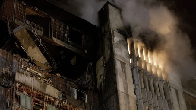 Взрыв бытового газа в жилом доме в Томске, архивное фото Взрыв бытового газа в жилом доме в Томске, архивное фото