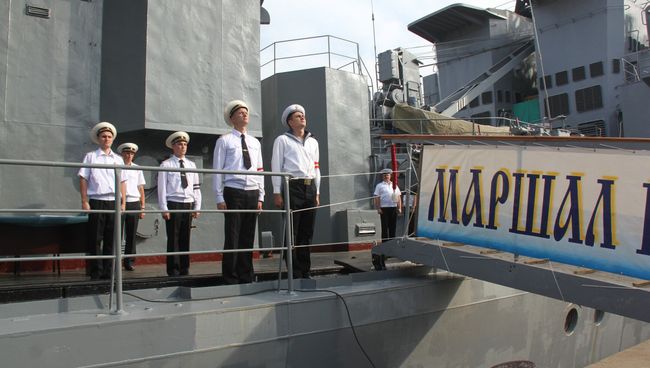 Большой противолодочный корабль «Маршал Шапошников». Архив Большой противолодочный корабль «Маршал Шапошников». Архив