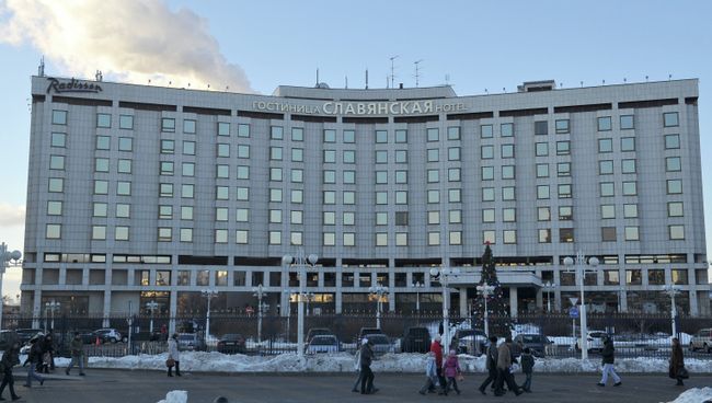 Здание гостиницы Radisson SAS Славянская Здание гостиницы Radisson SAS Славянская
