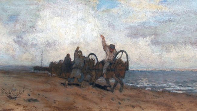 И.Левитан. «Бурлаки»