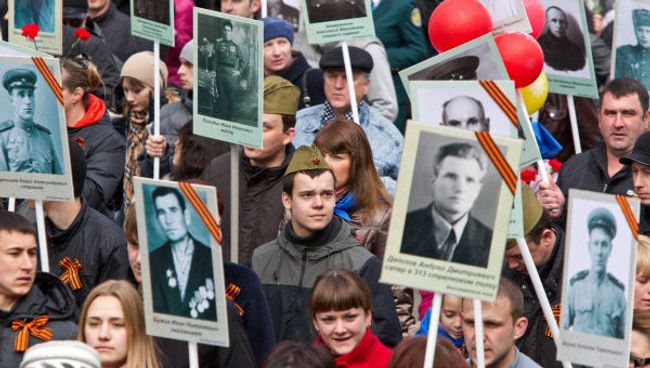 Акция Бессмертный полк в Томске 9 мая 2012 года Акция Бессмертный полк в Томске 9 мая 2012 года