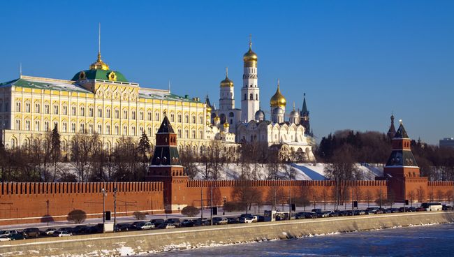 Вид на Московский Кремль. Архивное фото Вид на Московский Кремль. Архивное фото