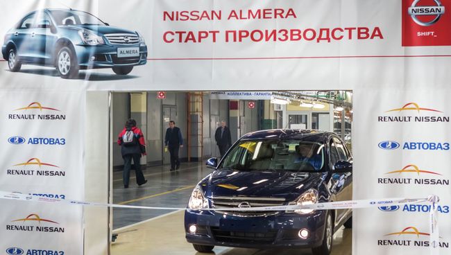 Начало производства Nissan Almera на АвтоВАЗ. Архивное фото