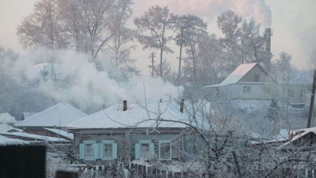 Сильные морозы в регионах России