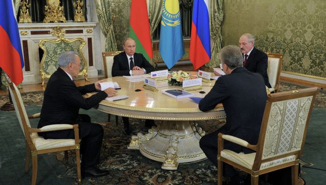 В.Путин на заседании ЕврАзЭС