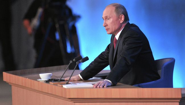 Пресс-конференция Владимира Путина