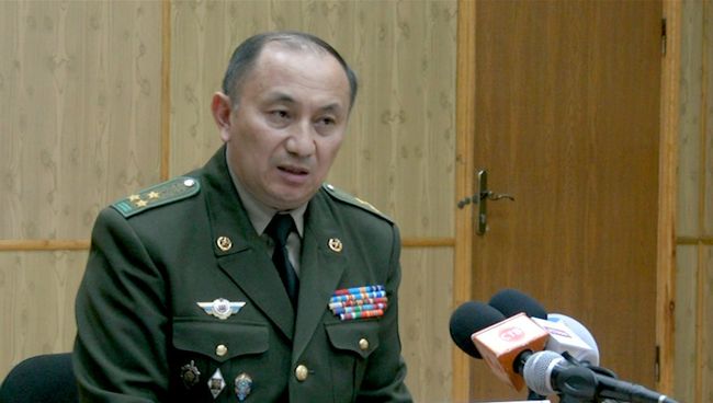 Первый заместитель директора пограничной службы Казахстана Турганбек Стамбеков Первый заместитель директора пограничной службы Казахстана Турганбек Стамбеков