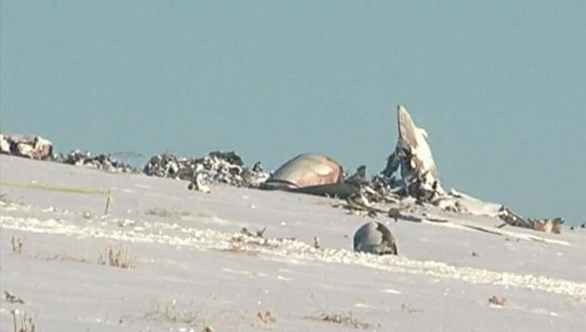 Крушение военного самолета в Казахстане Крушение военного самолета в Казахстане
